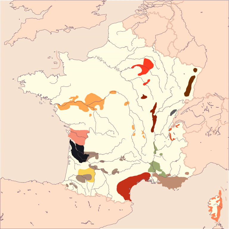 carte viticole Rêves de vins